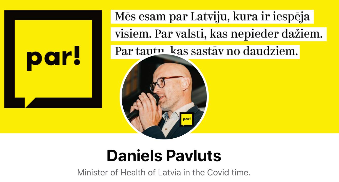 Danielam Pavlutam dotas 30 dienas matemātiski pierādīt, ka 2020. gadā Latvijā bija pandēmija